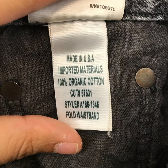 AGOLDE Denim High-Rise Button Fly Straight Leg jean size 29 - Picture 9 of 11